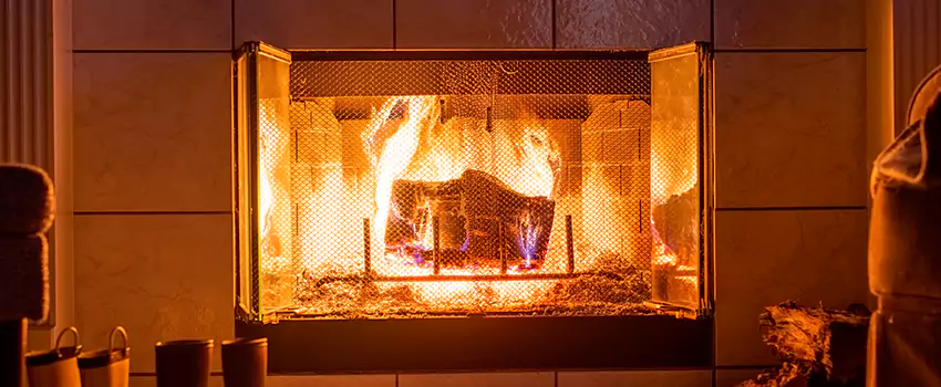 Mendota Hearth Landscape Fireplace Installation in Eastvale, California
