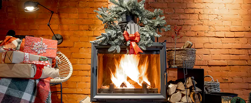 Travis Industries Linear Gas Fireplace Installation in Eastvale, California